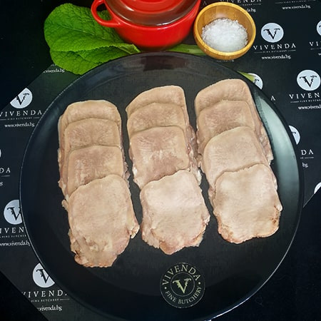Млечно телешки език Sous Vide