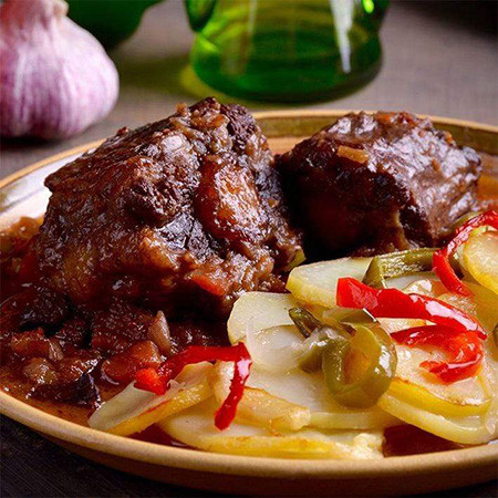 Млечно телешки опашки