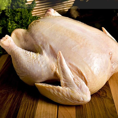 Свободно отгледан фестивален капон от Les Landes