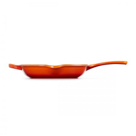 Le Creuset - Cast Iron Oval Skillet Grill / 32 cm ЦВЯТ: FLAME (VOLCANIC)