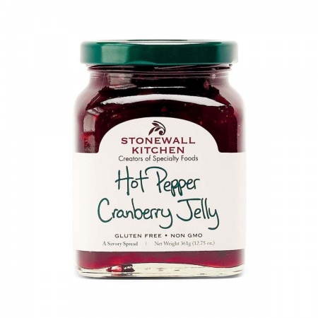 Желе от червена боровинка с люта чушка,