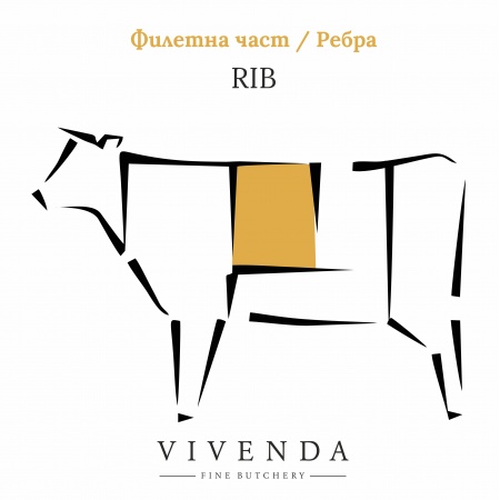 Говежди рибай рол стек USA Nebraska Angus