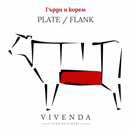 Говежди фланк стек USA Nebraska Angus