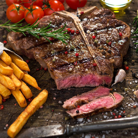 Говежди Т-боун стек USA Nebraska Angus