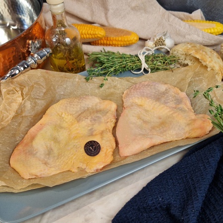 Пържола от бут от царевично пиле